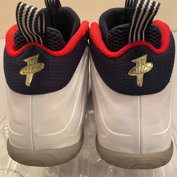 NIKE AIR FOAMPOSITE ONE OLYMPIC (GS) SIZE 7Y EXCELLENT TO NEAR MINT CONDITION - Picture 10 of 13